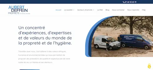 site web de aubert deffein