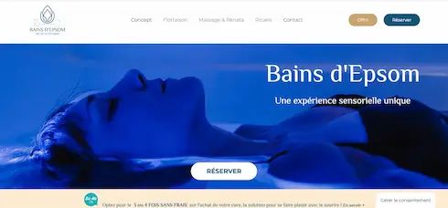 Site web de Bains d'Epsom