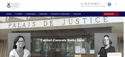 Site web de Cabinet Verdu et Garel