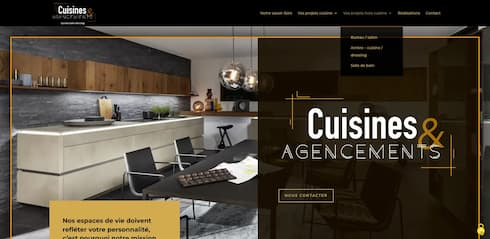 site web de cuisines et agencements