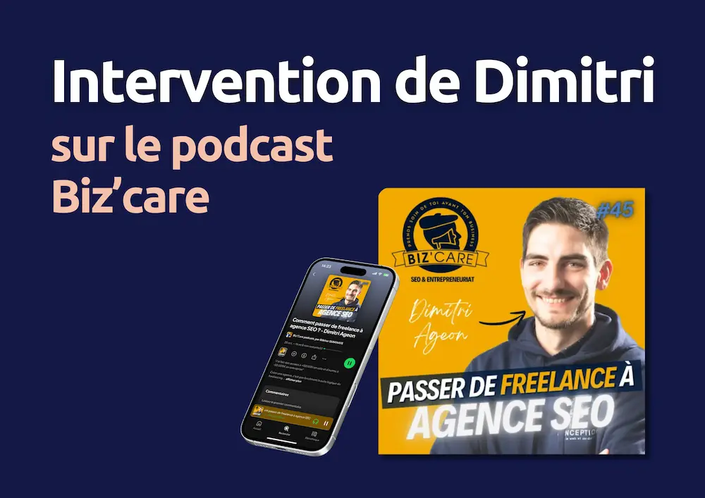 Intervention dans un podcast seo biz'care